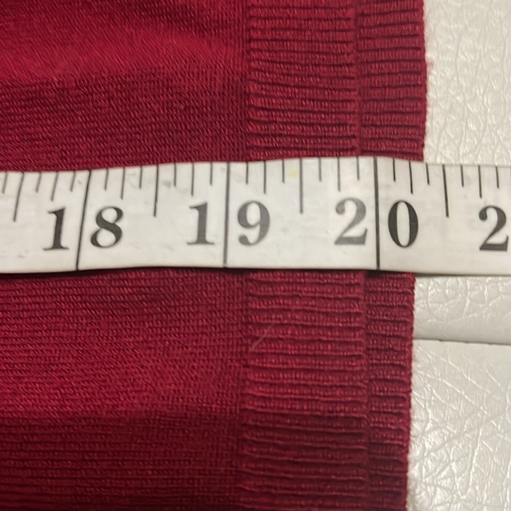 Ruby Road red sweater with sequin embellishments … - image 7